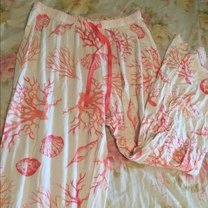 Cracker Barrel, coral reef, seashell, pants, pjs